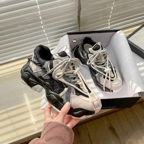 Torre shoes women vogue of new fund of 2021 spring increased thick bottom color matching loafers subnet air movement for women