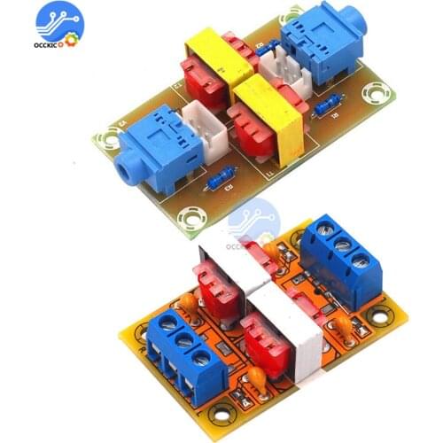 HiFi Audio Isolator Acoustic Noise Isolation Sound Filter Noise Reduction Acoustic Audio Stereo Ground Loop Suppressor