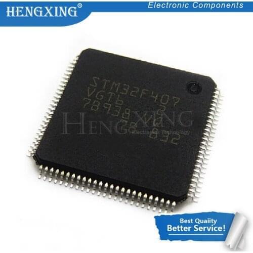 10pcs/lot STM32F407VGT6 STM32F407 32F407VGT6 TQFP-100 In Stock