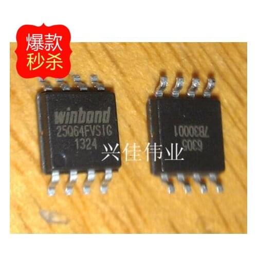 10PCS New original authentic W25Q64FVSSIG 25Q64FVSIG SOP-8-5.2MM memory IC