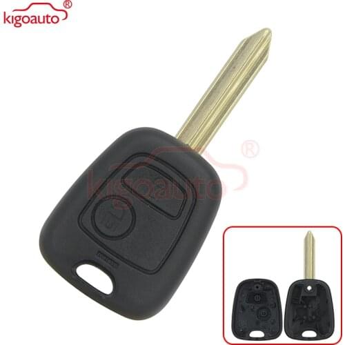 Kigoauto Remote key shell case cover 2 Button SX9 blade for Citroen Xsara Picasso Berlingo 2002 2003 2004 2005 2006 2007 2008