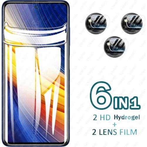 Hydrogel film pocophone x3Pro protection poco x 3Pro for xiaomi mi pocox3 Pro pocco poko x3 Pro screen protector lens soft glass