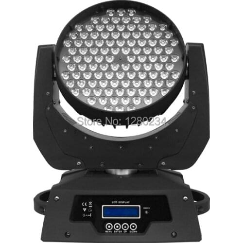 China market 108pcs*3W rgbw led wash moving head stage light for dj bar high power led disco dmx lighting effect for night club