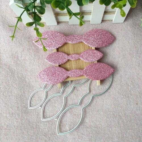 Three bowties Metal Die Cuts Bow Cutting Dies For DIY Scrapbooking Embossing Paper Cards Making Decorative Craft Supplies