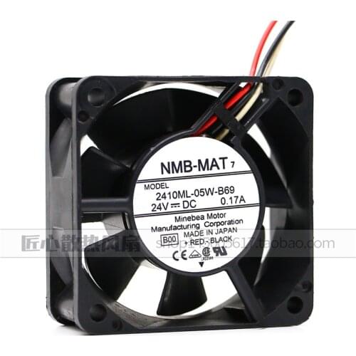 New genuine 2410ML-05W-B69 / -B60 24V 0.17A 6CM 6025 inverter fan