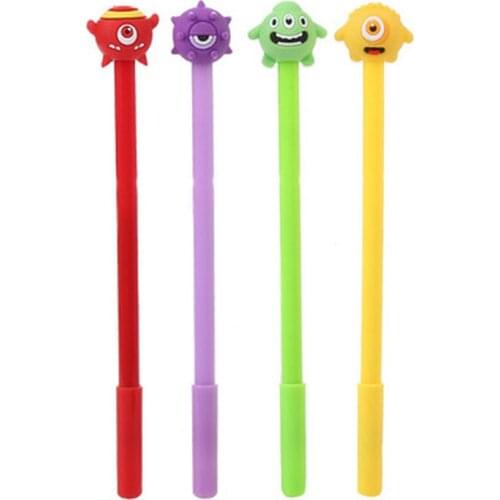 One-eyed Beast Cute Pens Kawaii Stationery 0.5mm Cartoon Gel Pen Novelty Gel Pens Writing Pen Stationery Kawaii School Supplies