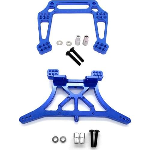Front and Rear Shock Absorber Tower Bracket for 1/10 Traxxas Slash 2WD Rustler VXL Stampede Bandit Replace 3638 3639