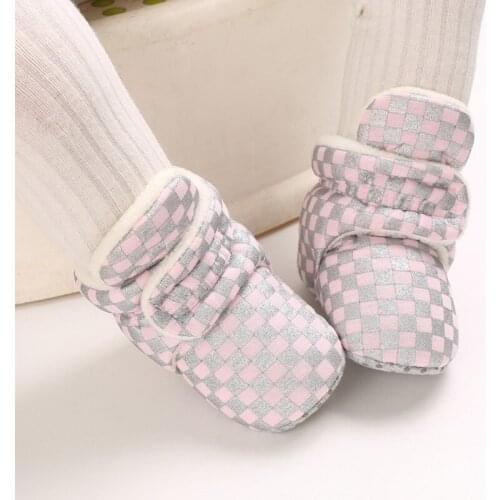 Baby Socks Shoes Boy Girl Newborn Toddler First Walkers Booties Cotton Comfort Soft Anti-slip Multicolor Infant Crib Shoes