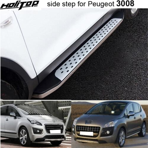 Running board side step nerf bar for Peugeot 3008 2010-2016 ,"fashion" model,ISO9001 quality,thicken steel,high cost performance