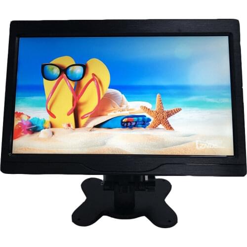 10.1 inch portable monitor PC notebook computer HDMI VGA raspberry pie LCD display small game monitor 1366x768