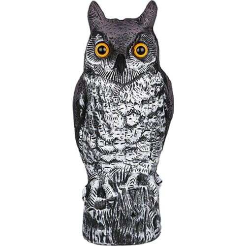 Resin Owl Garden Statue Decoration with Solar LED Light Suitable for Outdoor Courtyard Garden Decoration Home Accessorie