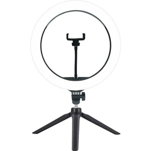Photography LED Selfie Ring Light Dimmable Camera Phone Ring Lamp with Stand Tripods for Makeup Video Live Studio