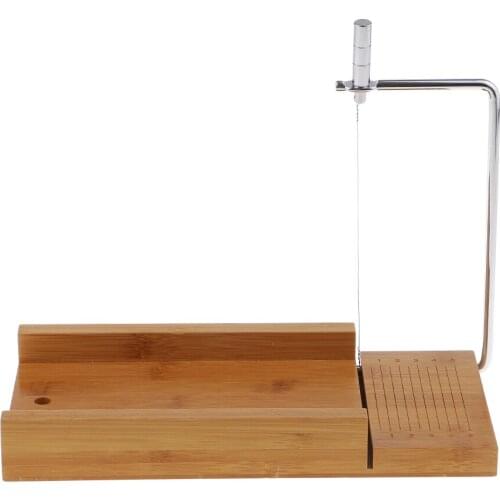 Soap Candle Making Loaf Mold Black & Stainless Steel Wire Cutter Slicer