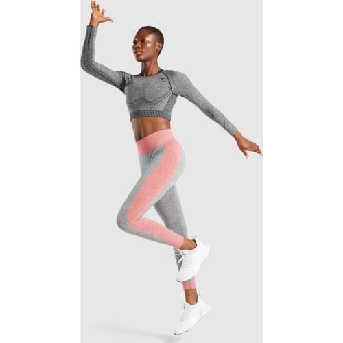 Women Yoga Set Gym Clothing Female Sport Fitness Suit Outfits Running Clothing Yoga Top Leggings Athletic Seamless Gym Yoga Bra