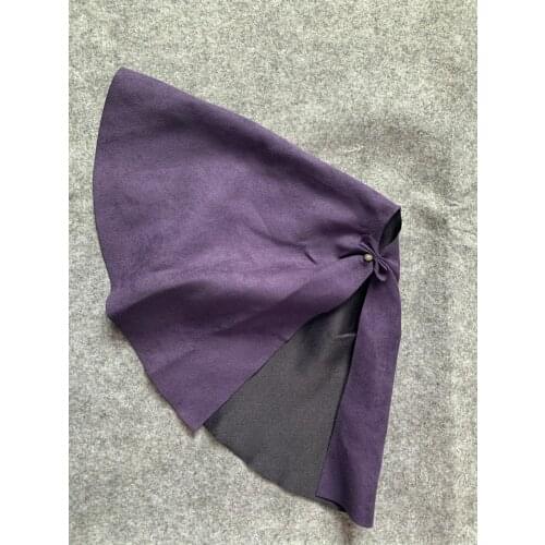 1/6th Ancient Greek Knight Accessories Medieval Purple Cloak Model for 12" Doll