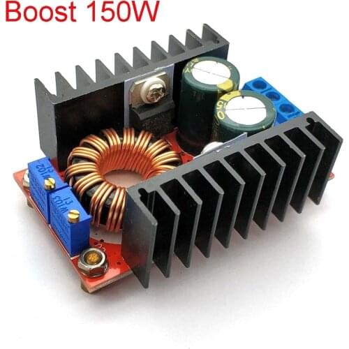 10-30V To 12-35V Step Up CV CC 150W 10A DC DC Boost Converter Car Power Supply LED Driver Charger Adjustable Voltage Regulator