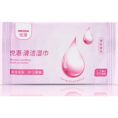 50% Hot Sale 10Pcs Portable Disposable Sterility Wet Wipes Facial Skin Cleaning Care Supplies