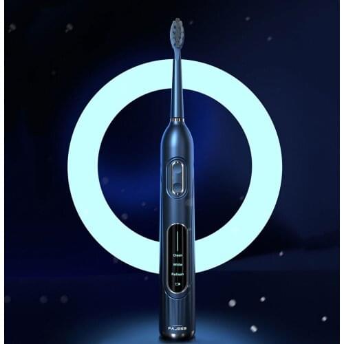 2021 Adult Timer Brush 5 Mode USB Charger Rechargeable Replacement Heads Set Sonic Electric Toothbrush