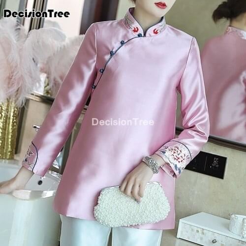 2021 vintage chiffon jacket women coat chinese style clothing cheongsam top qipao tops traditional chinese clothing for women