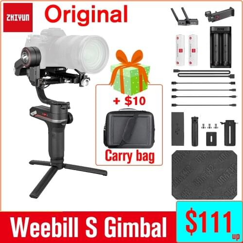 Zhiyun WEEBILL LAB 3-Axis Gimbal Stabilizer for Mirrorless and DSLR Cameras for Sony A9 a6300 A7M3 A6000 A7 Panasonic GH5s GH5