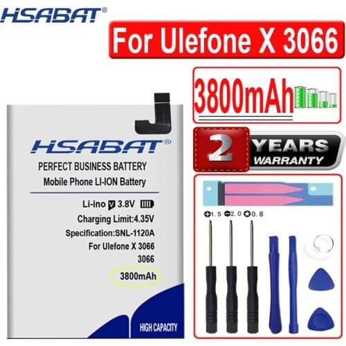 HSABAT 3800mAh Battery for Ulefone X 3066 / for Ulefone 3066