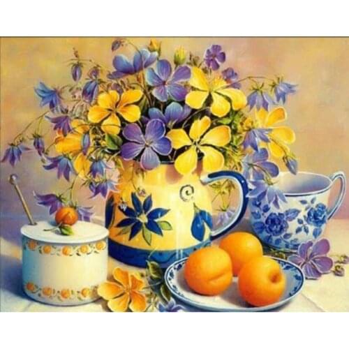 Full Square Round Diamond Embroidery Poppy 5D DIY Diamond Painting Flower Daisy Cross Stitch Mosaic All Decoration GJ4647