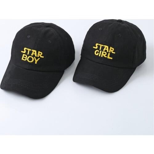 STAR GIRL and STAR BOY The Brand Design Dad Hat 2017 Baseball Caps Hip Hop for Men Women Embroidery Exclusive Distribution