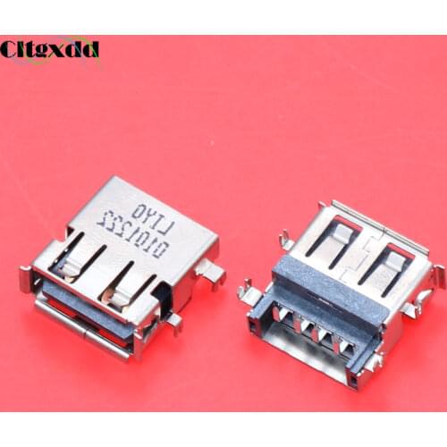 Cltgxdd 10pcs USB 2.0 jack connector For Lenovo G450 G455 G460 Z460 Z465 Z560 Z565 G530 G560 G565 N500 G460AX G460LX G460EX