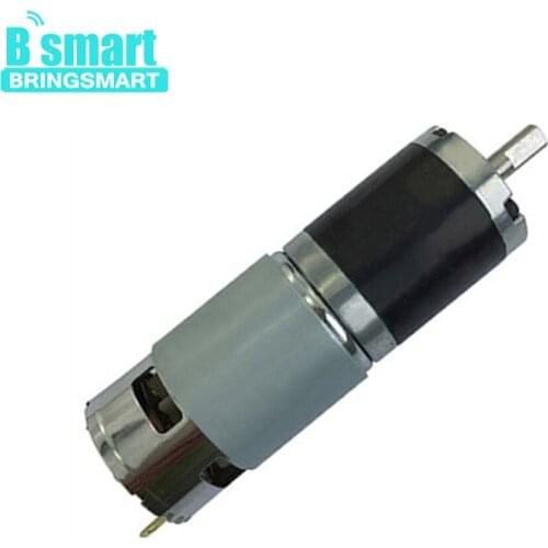 Bringsmart PG42-775 Gearbox Motor 12-24V 90rpm High Torque DC Reduction Reversible Electric Gearbox Motors Planetary Motor