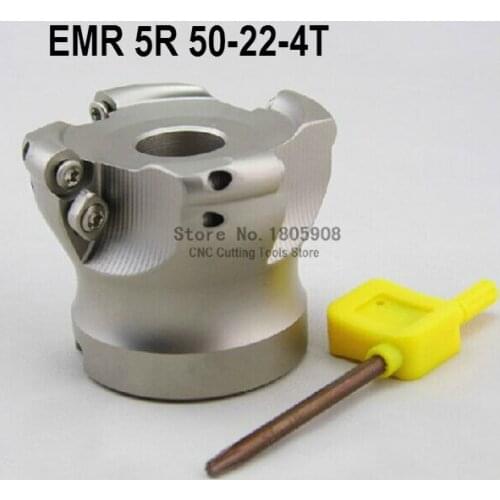 Free Shopping EMR-5R-50-22 -4T Face End Milling Cutter Indexable Flat Roughing Cutting ,CNC Milling Cutter