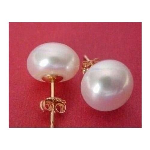 PERFECT 10-11 MM AAA+++ WHITE AKOYA PEARLS EARRING Lovely Fine Nobility Ladys Womens Earrings