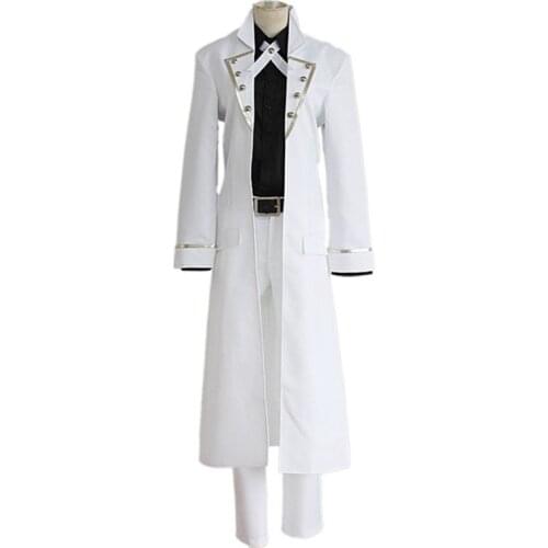 Anime K return of kings Isana Yashiro White cosplay costume set