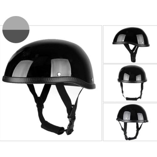 Summer Vintage Motorcycle Riding Half Helmet Open Face Windproof Unisex Simple Design Motorbike Chopper Biker Pilot
