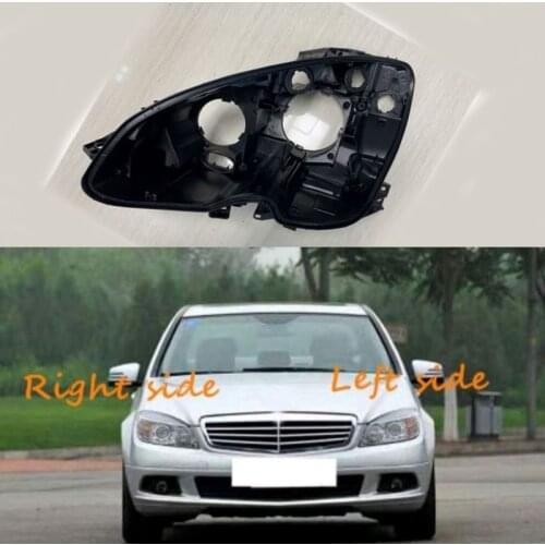 Headlight Base For Benz C-Class W204 2008 2009 2010 Headlamp House Car Rear Base Front Auto Headlight Back House