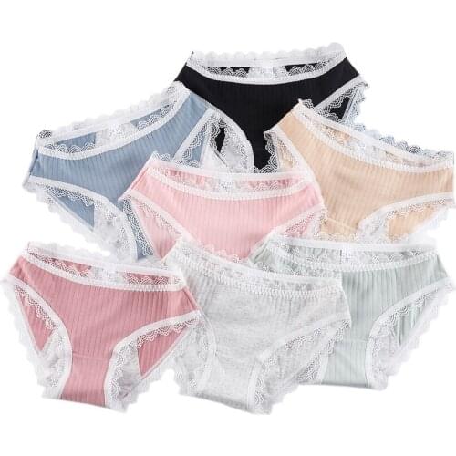 Menstrual Panties Leak Proof Physiological Pants Sexy Lace Women Panties Underwear Period Cotton Waterproof Briefs