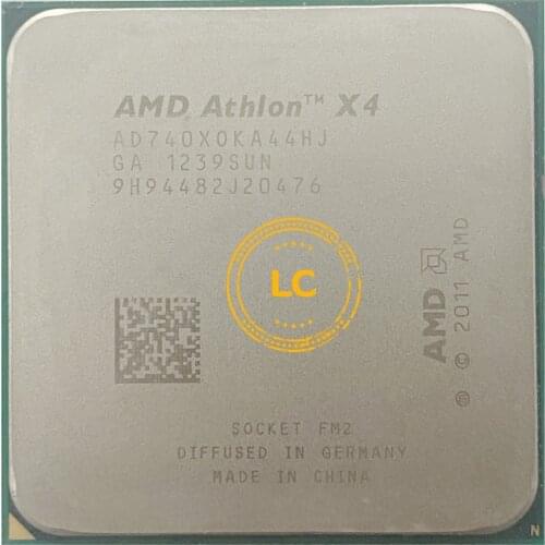 AMD Athlon X4 740 3.2G 65W Quad-Core CPU Processor AD740XOKA44HJ Socket FM2