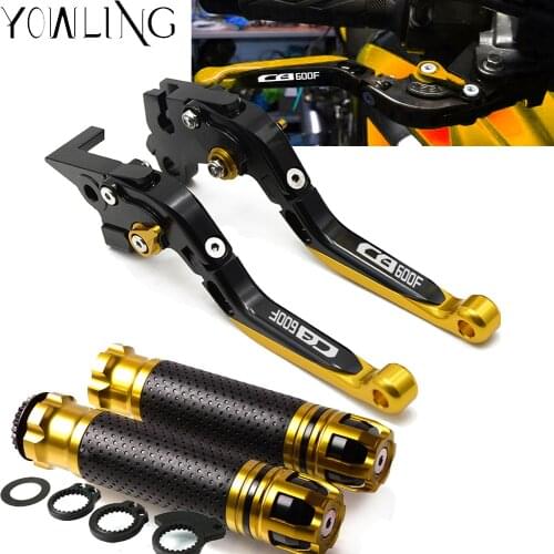Motorcycle Brake Clutch Levers Handlebar grip Handle Grips For HONDA CB600F HORNET 1998 1999 2000 2001 2002 2003 2004 2005 2006