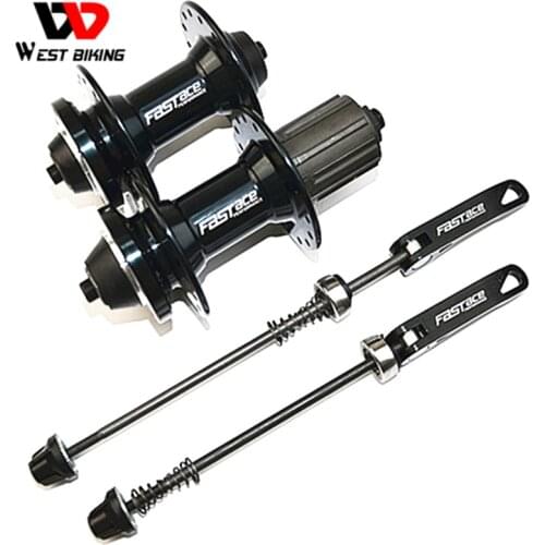 WEST BIKING Road MTB Bicycle Hub Disc Bearing 32-Hole Front and Rear Set Hubs Cubo De Bike MTB Cycling V Brake Disc Brake Hub