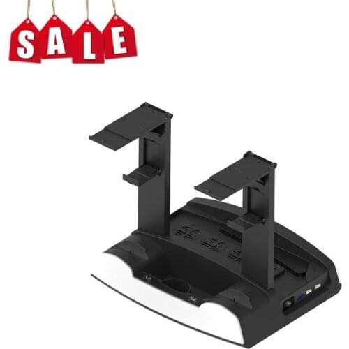 Cooling Fan Charging Dock Stand For PS5 Console Playstation 5 Accessories With USB Concentrador Game Console Cooling Base