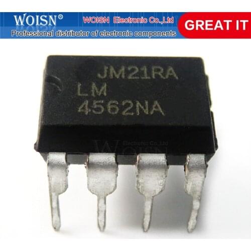 1pcs/lot LM4562NA LM4562 DIP-8 In Stock