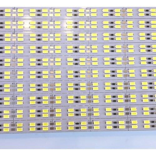 10pcs/Lot 50cm/PCS Led Bar Light 5630 Hard rigid led Bar light 72led/pc 144leds/M 12V Aluminum Led Strip Rigid light