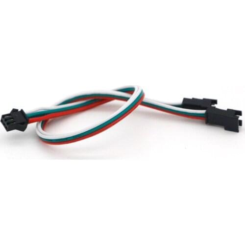 1to2 Splitter SM JST Male Female Connector Wire Cable 2pin 3pin 4pin 5pin for DC 5-24V rgb cct RGB RGBW LED Strip Light