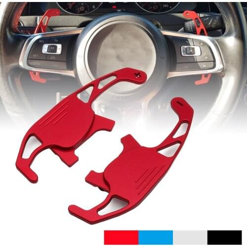 2pcs Car Steering Wheel Shift Paddle Shifter Extended For VW GOLF GTI R GTD GTE MK7 7 POLO GTI Scirocco 2014 2015 16 17 18 2019