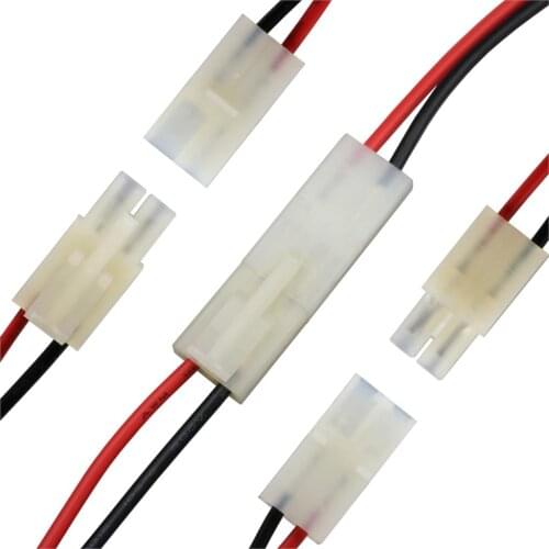 5Pairs Male and Female 2Pin 20AWG L6.2-2P Tamiya 30cm Wire Connector