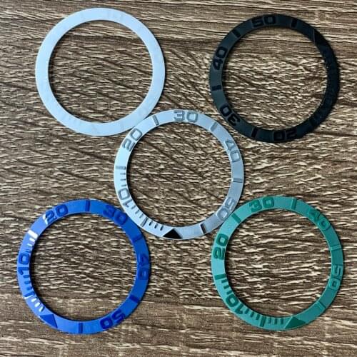 Watch accessories ceramic bezel outer diameter: 38mm inner diameter: 30.8mm suitable for 40mm watch case assembly