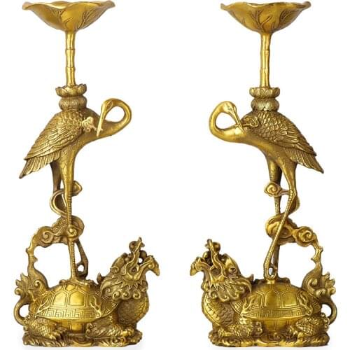 Animal Large Candlestick Metal Chinese Creative Candlestick Holder Living Room Decoration Soporte Vela Candlestick DD60ZT