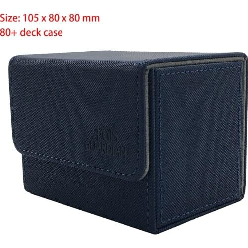 AEGIS GUARDIAN Side-Loading Card Box Deck Case Mtg Pokemon Yugioh Card Binder Holder: Blue 80