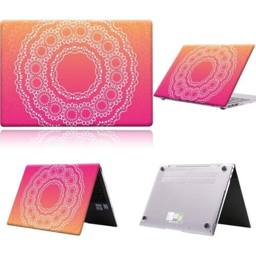 PVC Laptop Case For Huawei MateBook 13/13 AMD Ryzen/14/D14/D15/X 2020/X Pro/Pro 16.1/Honor MagicBook 14/15 Mandala Hard Shell