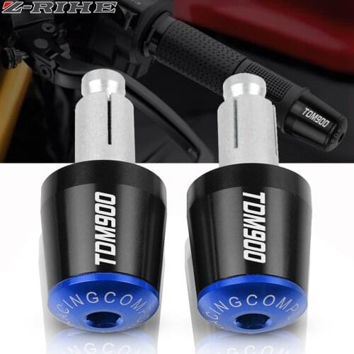 For YAMAHA TDM900 TDM 900 900A TDM850 TDM 850 Motorcycle Accessories 7/8'' 22MM Handlebar Grips Handle Bar Cap End Plugs