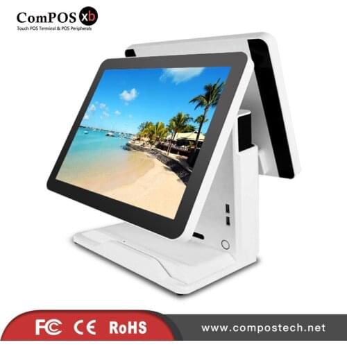EPOS All in one Desktop cash register Dual Screen Point of sale touch Pos Systems For Retail Store